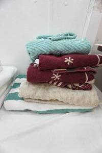 lot 222 image: 5 bath towels 1 hand towel