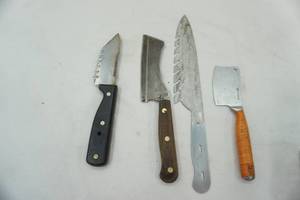 lot 232 image: kitchen knives (4ct)