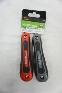 lot 245 image: Pittsburgh Folding Hex Key Set NEW
