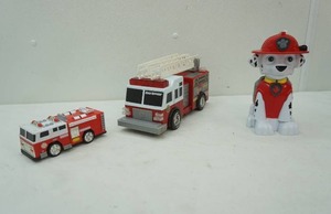lot 284 image: Fire Trucks & Marshall Bubble Machine