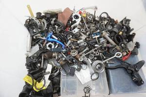lot 297 image: Bin of Bike Parts