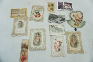 lot 311 image: Vintage Valentines Cards and More