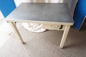 lot 330 image: vintage metal desk