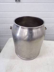 lot 15 image: Stainless Steel Milk Bucket