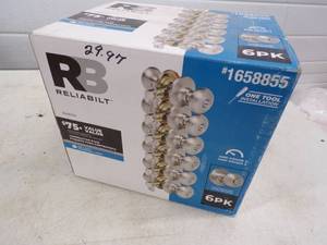 lot 29 image: 6 pack Bed and Bath Door Handles