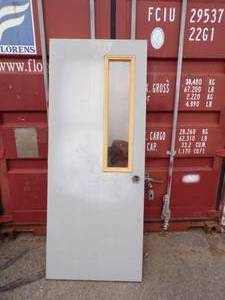 lot 53 image: 32 Steel Door with Window