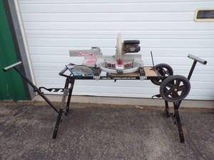 Delta 12" Compound Miter Saw with Stand and 2 Blades
