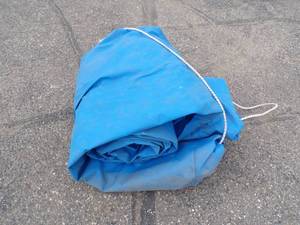 lot 61 image: Large Tarp may have holes good for woodpile
