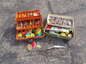 lot 118 image: Pair of Tackle Boxes with Tackle