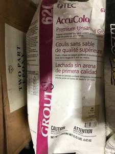 lot 55 image: 2 BAGS GROUT-UNSANDED