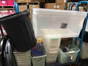lot 124 image: PLASTIC TOTES