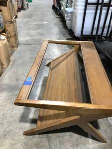 lot 122 image: COFFEE TABLE-MISSING GLASS