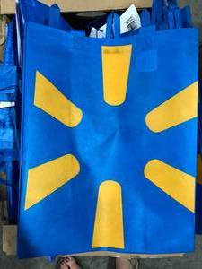 lot 134 image: ASSORTED REUSABLE WALMART SHOPPING BAGS