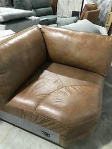 lot 6 image: BROWN CORNER SECTIONAL PIECE