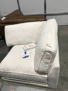 lot 7 image: WHITE CORNER SECTIONAL PIECE