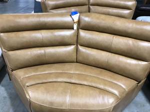 lot 10 image: BROWN CORNER SECTIONAL PIECE