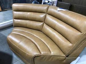 lot 14 image: BROWN CORNER SECTIONAL PIECE
