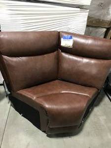 lot 36 image: BROWN CORNER SECTIONAL PIECE