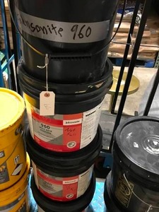 lot 79 image: JOHNSONITE WALL BASE ADHESIVE