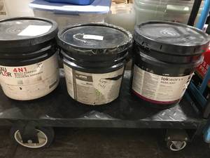 lot 64 image: ASSORTED ADHESIVE-FLOORING