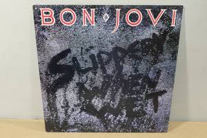 lot 110A image: Vinyl Record - Bon Jovi - Slippery When Wet