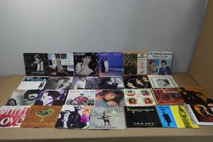 lot 118 image: Assorted 45 RPM Vinyl Records - Robert Palmer, Frank Stallone, Burton Cummings