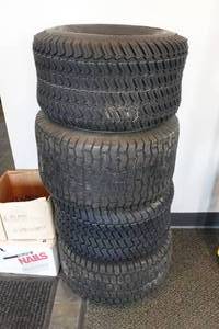 lot 139 image: 4 Utility Tires with Two Wheels