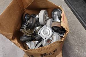 lot 166 image: Assorted Caster Wheels