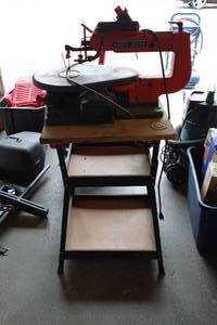 lot 55 image: Black & Decker Scroll Saw with Stand