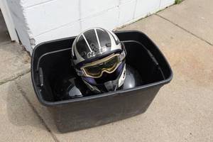 lot 67 image: 3 Helmets