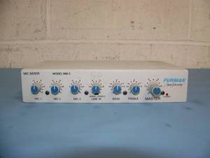 lot 39 image: Furman 4-Channel Pro Audio Microphone Line Mixer - Model MM-3