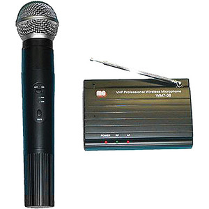 lot 122 image: New in Box  Amplivox Wireless Microphone System - VHF Handheld Unidirectional Mic and Receiver - Model S1620