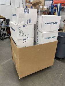 lot 128 image: Miscellaneous LARGE Lot of New & Open Box Crestron Electronics Audio Video Control Items & Equipment