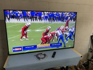lot 129 image: Sharp 4T-B70CJ1U Ultra-High Definition 70  UHD 4K Commercial LED Television  TV  Display  Monitor with Remote Control