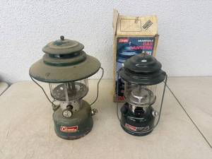 lot 4 image: Coleman Lanterns