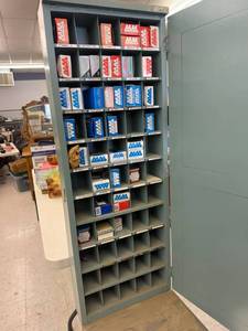 lot 51 image: Cabinet Full of Screws & Nails