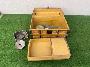 lot 109 image: Antique Doll Chest & Contents