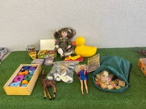 lot 176 image: Blocks, WNBA Barbie, Crayons