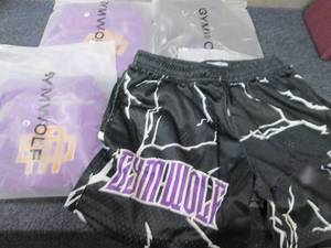 lot 46 image: 4 pr GymWolf Small Mens Shorts NWT...