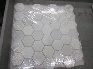 lot 95 image: 9 Sheets MSI Greecian White 2 in. H...