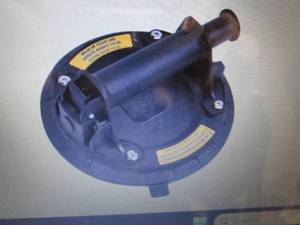 lot 114 image: QEP 8 in. Vacuum Pump Suction Cup f...