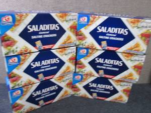 lot 167 image: 6 Boxes 42 pk Saladitas Saltine Cra...