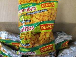 lot 173 image: 35- 4.05 oz Diana Crunchy Cornbits ...