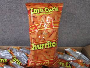 lot 177 image: 24- 1.7 oz Diana Corn Curls Churrit...