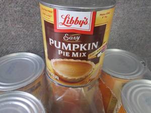 lot 196 image: 12- 30 oz Libbys Easy Pumpkin Pie ...