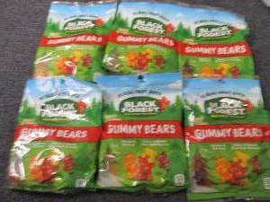 lot 233 image: 6- 4.5 oz Black Forest Gummy Bears...