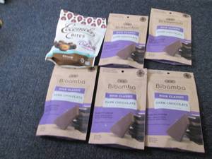 lot 237 image: 5 Dark Chocolate, 1 Oatmeal Chocola...