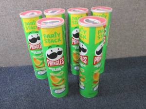 lot 270 image: 6- 6.71 oz  Party Stacks Pringles S...