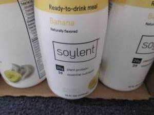 lot 276 image: 12- 14 oz Soylent Banana Protein Me...
