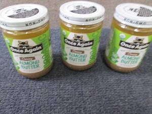 lot 299 image: 3- 16 oz Once Again Creamy Almond B...